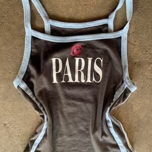 Gray and light blue cotton